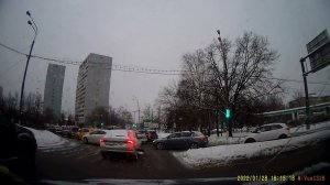 Спешащий водятел №1