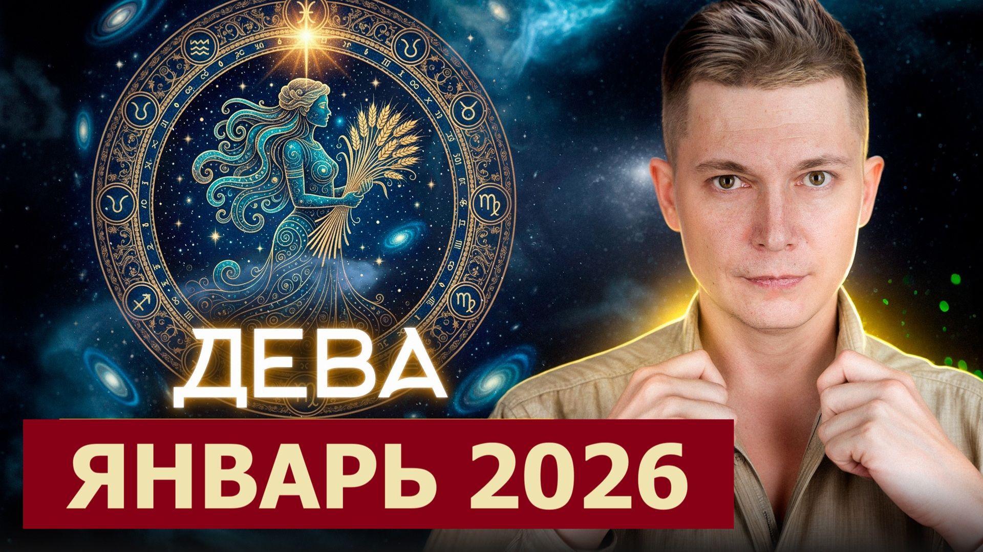 Дева - входим в 2026 - Январь экстремум вашей силы. Душевный гороскоп Павел Чудинов смотреть онлайн