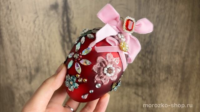 Набор шаров и украшений КОРИЛЬЯНО, стекло, 10-13 см, 6 шт., 6501163A448-набор