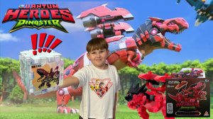 Диностер Робот-конструктор RED T-REX. Дино куб собран.