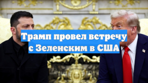 Трамп провел встречу с Зеленским в США