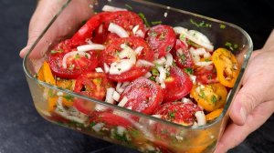 РАЗЛЕТАЕТСЯ ЗА МИНУТУ! Обалденная Закуска из Помидоров!