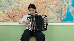 Полкова Вероника Андреевна,12лет.В.Масленников"Белая береза"П.Кухнов"Кадриль" (1)