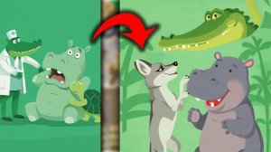 Сказка про бегемота, который боялся прививок