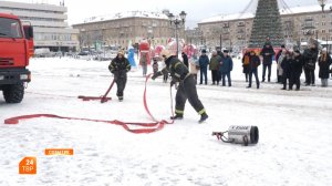 День спасателя на Советской площади