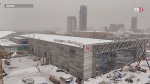 Собянин осмотрел ход строительства конгрессно-выставочного центра "ВДНХ ЭКСПО"