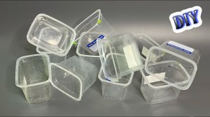 ИДЕИ ИЗ ПЛАСТИКОВЫХ КОНТЕЙНЕРОВ СВОИМИ РУКАМИ💥КАК СДЕЛАТЬ ОРГАНАЙЗЕР СВОИМИ РУКАМИ