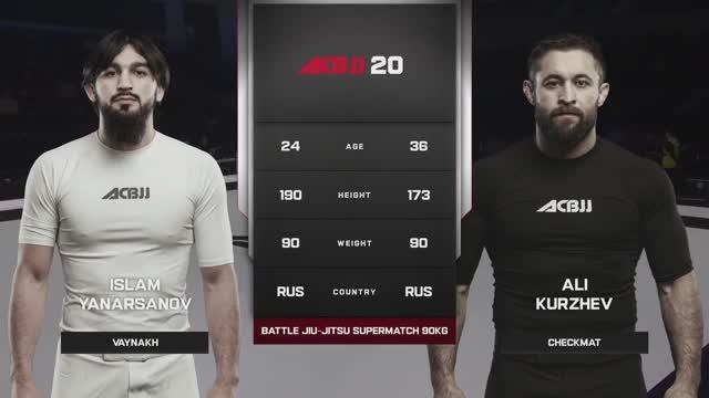 Islam Yanarsanov vs Ali Kurzhev - ACBJJ 20 смотреть онлайн