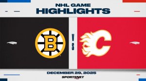 30.12.2025 | ОБЗОР МАТЧА | Калгари Флэймз - Бостон Брюинз | Highlights