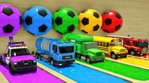 Мультяшки про машинки - Раскрашиваем машинки - Пожарная машина, Камаз, Водовоз - Мультяшки для детей