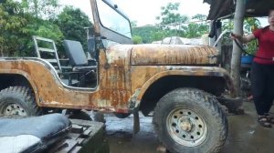 Вьетнам Девушка Нашла И Восстановила джип заброшенный Vietnam GirlFound And Restored Jeep abandoned