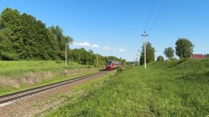 Рельсовый автобус «Орлан» РА3-073 на перегоне Шуя - Ворожино