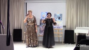 Вступительная речь перед концертом и "Песенка про 5 минут"- Светлана М и Карина Б, Людмила К