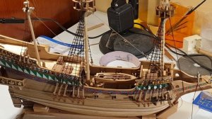 20190222_151652Модель английского галеона "Золотая лань"
