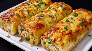 Просто смешайте 3 яйца и картофель! Это блюдо никого не оставит равнодушным!