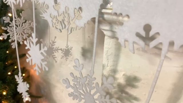 Декоративная гирлянда СНЕЖНАЯ ДАЛЬ, 120 см, RN-39440