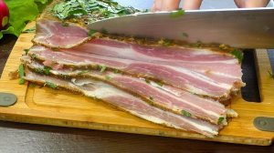 Любимый способ приготовления сала или грудинки! Просто тает во рту!