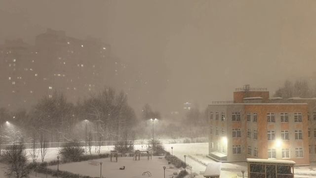 Снегопад... смотреть онлайн