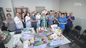 Работники «Транснефть – Восток» передали новогодние подарки пациентам детской больницы