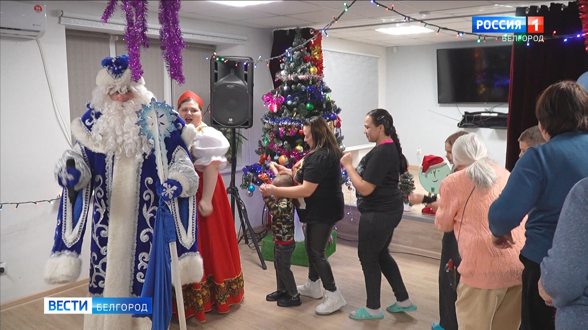 Творческие коллективы Белгорода дарят новогоднее настроение жителям приграничья смотреть онлайн