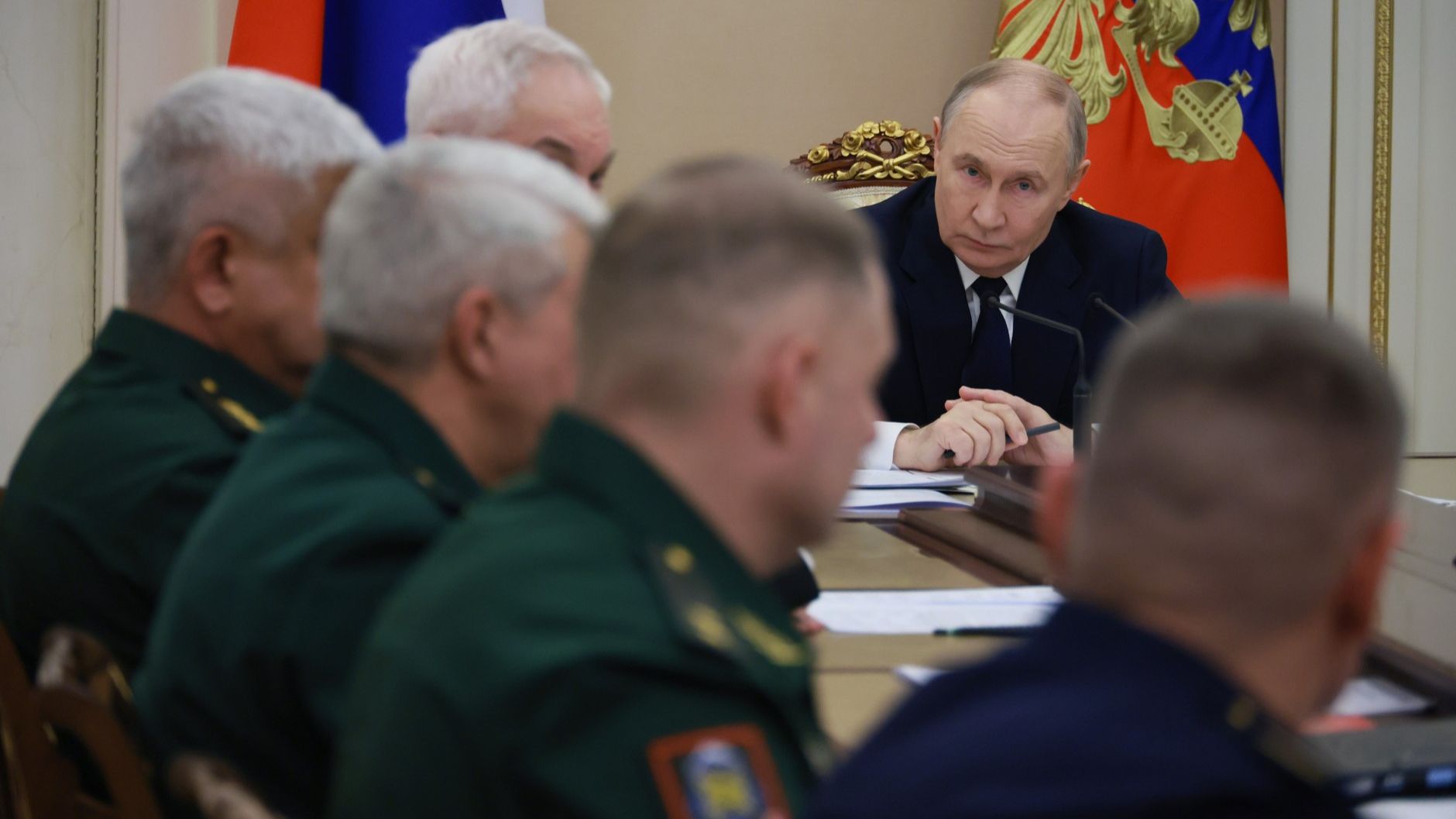 Совещание о ситуации в зоне специальной военной операции [ 2025 ] смотреть онлайн