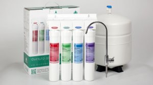 Монтаж бытового фильтра Aquaton RO-4AG