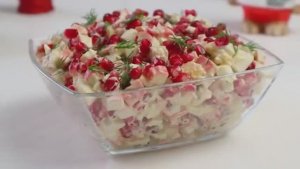 НОВОГОДНИЙ Салат "ШОК" 🥳 Всего ТРИ ингредиента! НЕСТАНДАРТНЫЙ Крабовый Салат