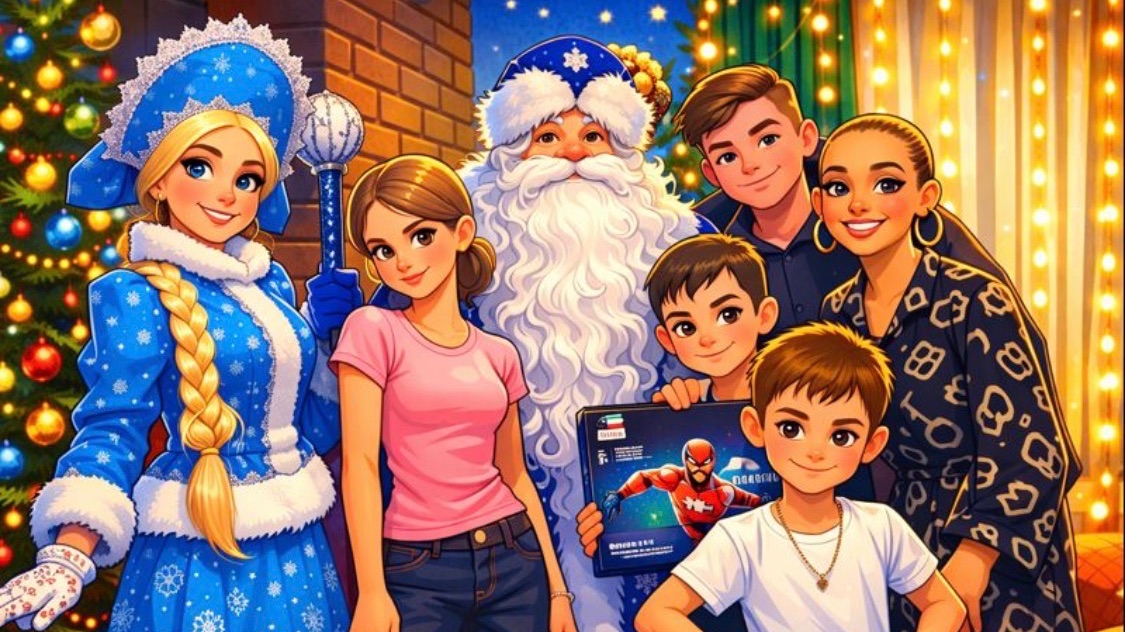 К нам в гости пришел Дед Мороз - блогер смотреть онлайн