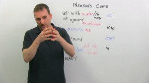 23 фразовых глагола с COME прийти, прийти вокруг, придумать...