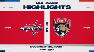 30.12.2025 | ОБЗОР МАТЧА | Флорида Пантерз - Вашингтон Кэпиталз | Highlights