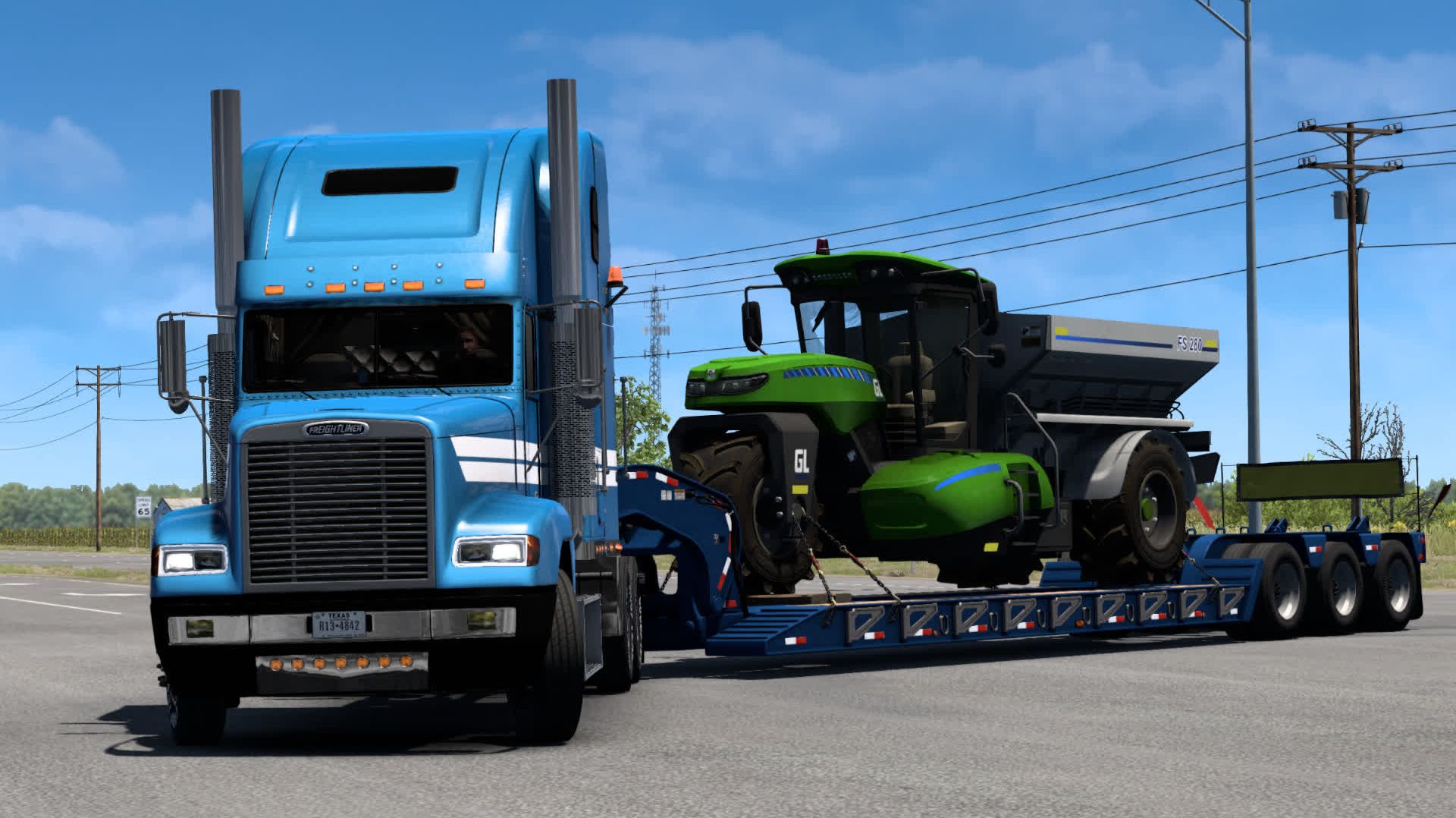 502 / ATS 1.57 / Freightliner FLD / Реальная экономика.