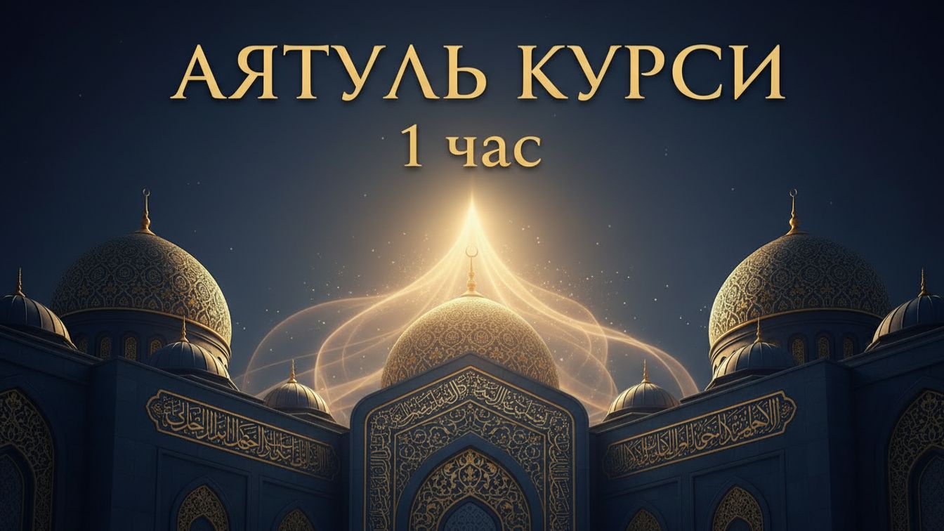 Аятуль Курси. Красивое чтение Корана. 1 час смотреть онлайн