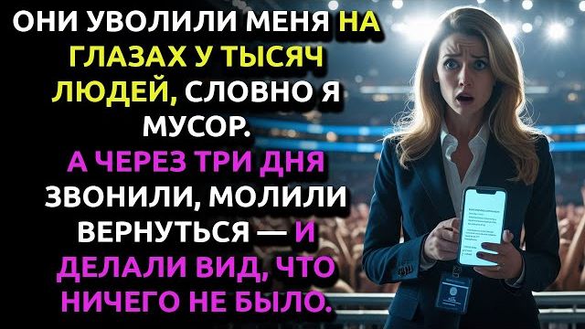 Истории из жизни|Уволили молча|Аудио рассказы|Аудиокниги слушать онлайн|Жизненные истории смотреть онлайн