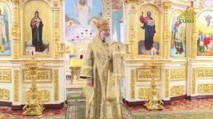 Божественная литургия в Вознесенском кафедральном соборе Новосибирска