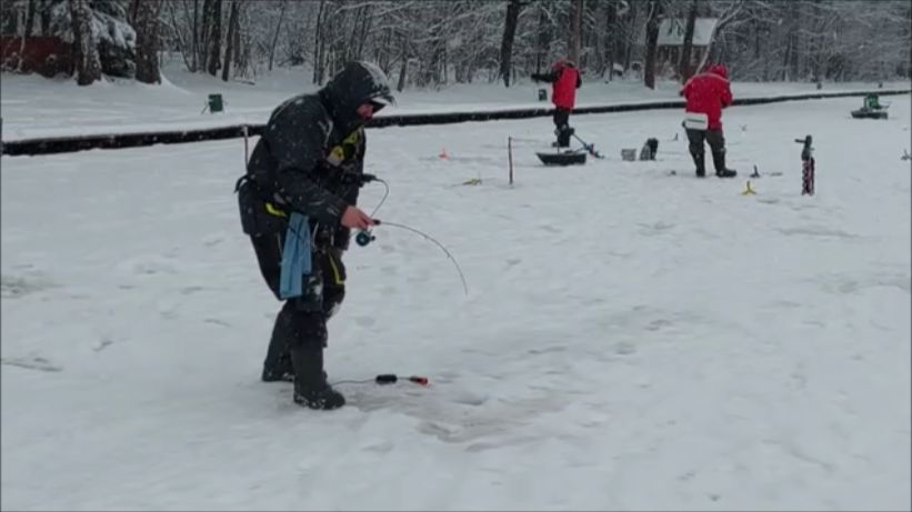 Поимки и холостые поклёвки форели. Клёвое место, Лосиный остров, нижний водоём. смотреть онлайн