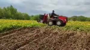 СОБРАЛ САМОДЕЛЬНЫЙ ТРАКТОР ТЕПЕРЬ ПАШУ НА НЕМ ОГОРОД