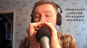 Кабы не было зимы - на губной гармошке + табы