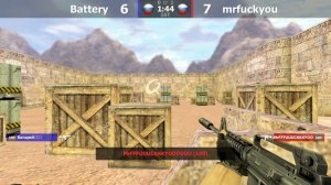 Батарейка -vs- mrfuckyou 2 карта // Гранд Финал // ABSOLUTE * AIM CUP #2 // @kn1feTV