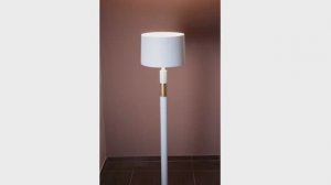 Торшер из ведра и пластиковых труб diy