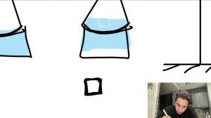 На двух чашках рычажных весов находятся в равновесии два одинаковых сосуда доверху - 27515