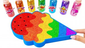 ИГРАЕМ В СЛАЙМЫ ЗАЛИВАЕМ В ФОРМУ БОЛЬШОЙ МОРОЖЕНКИ ВИДЕО ДЛЯ ДЕТЕЙ ДЕТСКИЙ КАНАЛ ИГРАЛКИ-ЗАЛИПАЛКИ