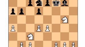 Шахматная ловушка с гениальной жертвой 2 слонов в начале партии