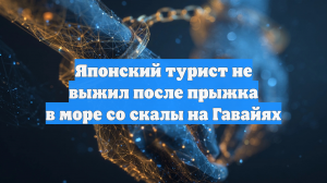 Японский турист не выжил после прыжка в море со скалы на Гавайях