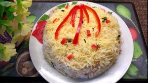 Салат с крабовыми палочками и ананасами / Подходит для обеденного так и для праздничного стола#салат