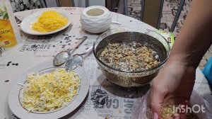 нарядный салат, с черносливом и грецким орехом на Новый Год🥗