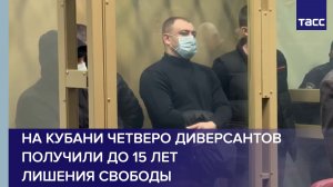 На Кубани четверо диверсантов получили до 15 лет лишения свободы