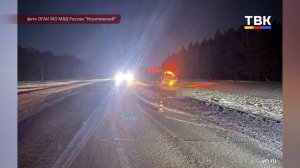 Пешеход погиб под колесами КамАЗа на Чуйском тракте под Искитимом