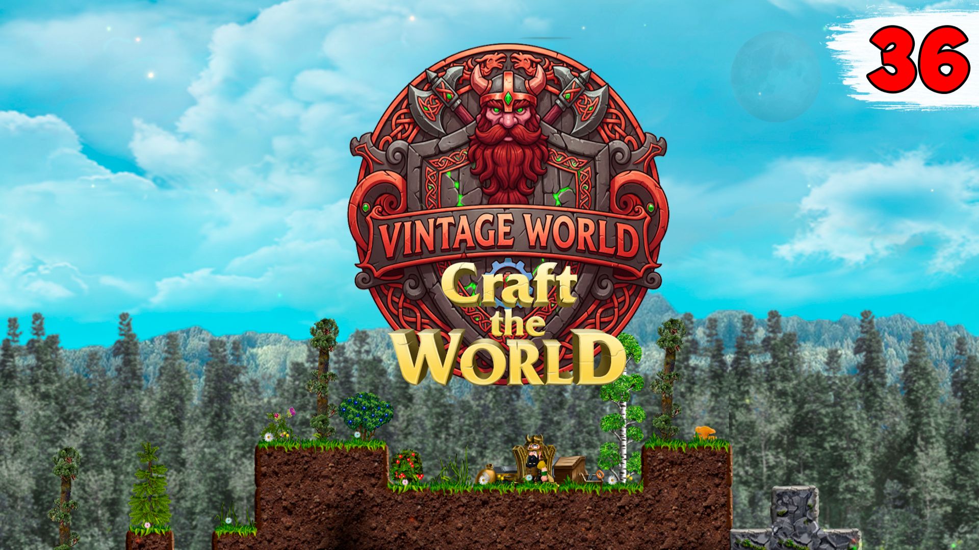 ИНОПЛАНЕТНОЕ ВТОРЖЕНИЕ ► VINTAGE WORLD + ГОСПОДИН ГОРНЫХ ДОРОГ Craft The World #36 смотреть онлайн