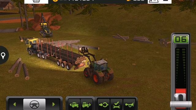 Farming simulator 18. Купил трактор. Продаю лес. смотреть онлайн