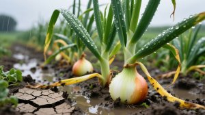 Влияние погоды на урожай на примере репчатого лука!